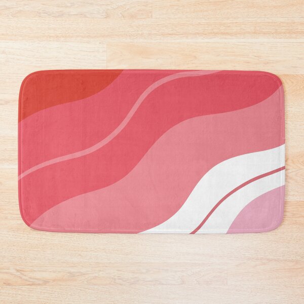 Item preview, Pink Coral Orange Wavy Lines Abstract designed and sold by Orchyd.