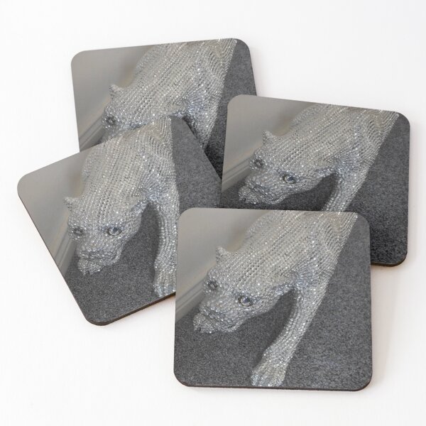 Item preview, Stealth Attack - Silver Panther designed and sold by Kathryn Jones.