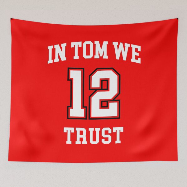 Item preview, In Tom We Trust 12 Tampa Bay Football GOAT designed and sold by merchermaier.