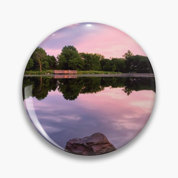 Item preview, Quiet little pond at sunset designed and sold by tamarus85.