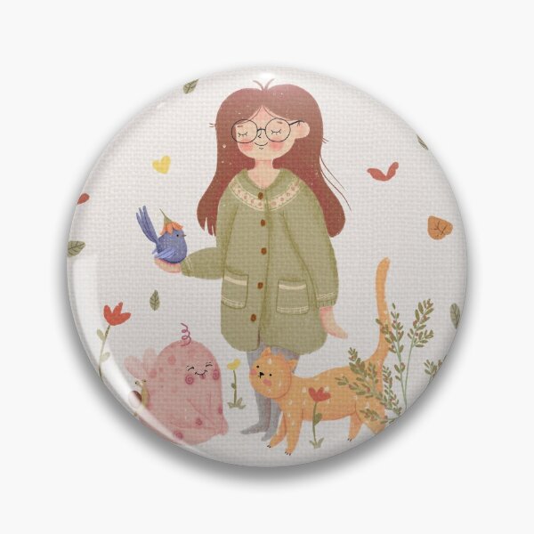 Item preview, A Girl and Her Friends designed and sold by SaturnflyArt.