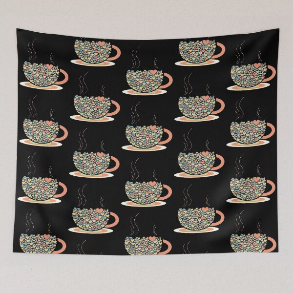 Item preview, Steaming Love Tea Cup designed and sold by DigitalNobleman.