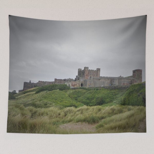 Item preview, Bamburgh Castle in Northumberland designed and sold by PowderLanePress.