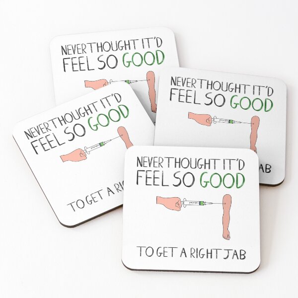 Item preview, Just got my jab! designed and sold by ACoolDuck.