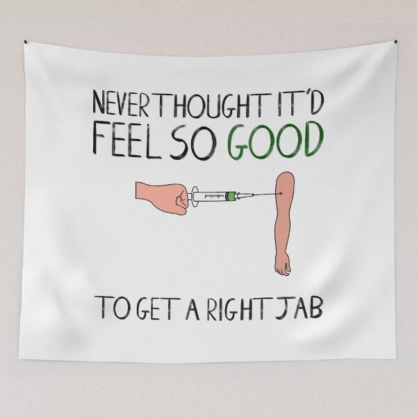 Item preview, Just got my jab! designed and sold by ACoolDuck.