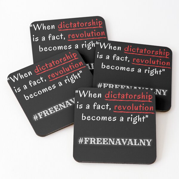 Item preview, When Dictatoship is a fact, Revolution becomes a Right - #freenavalny designed and sold by Try-It.