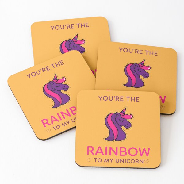 Item preview, You're The Rainbow to My Unicorn Queer Valentine designed and sold by TrackinDaTrends.