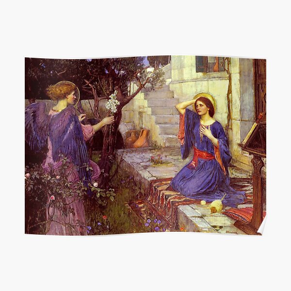 The Annunciation” by John William Waterhouse 1914