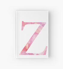 Zeta Pink Watercolor Letter Hardcover Journal