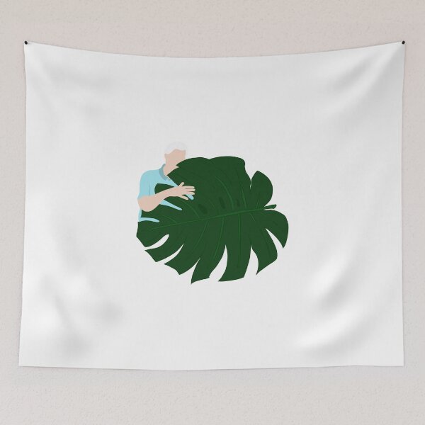Item preview, David Attenborough and a Leaf designed and sold by FreeOrca.