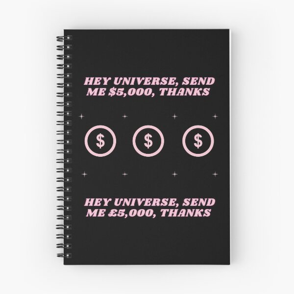 Item preview, Hey Universe, send me $5,000, thanks. Manifest Money fast with the Law Of Atrraction designed and sold by Highon444.