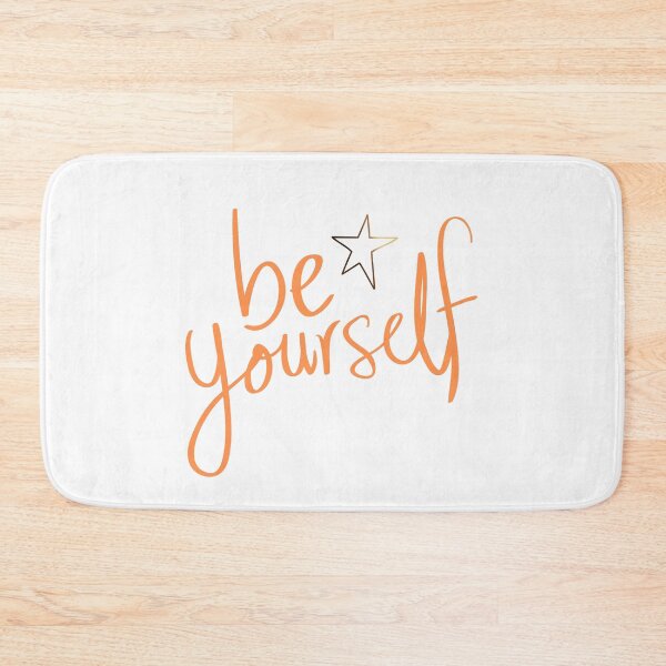 Item preview, Be yourself inspirational quote designed and sold by BitsndPieces.