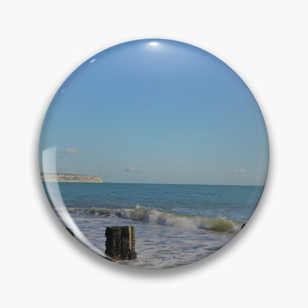 Item preview, Wave Break on Shanklin designed and sold by PowderLanePress.
