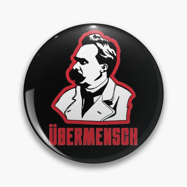 Item preview, Nietzsche Ubermensch Portrait designed and sold by Huhnerdieb Apparel.