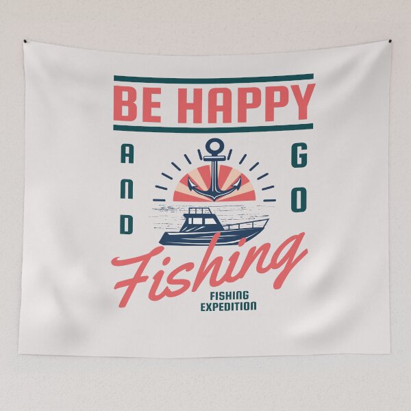 Item preview,  Funny Fishing Quotes : Be Happy And Go Fishing  designed and sold by remonss.