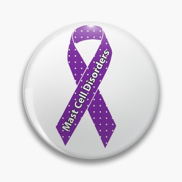 Item preview, Mast Cell Disorders Awareness ribbon designed and sold by Gatosenojados.