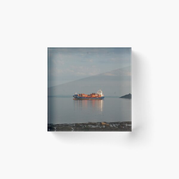 Item preview, Container Ship in Brodick Bay, Isle of Arran designed and sold by Jeff McCormick.