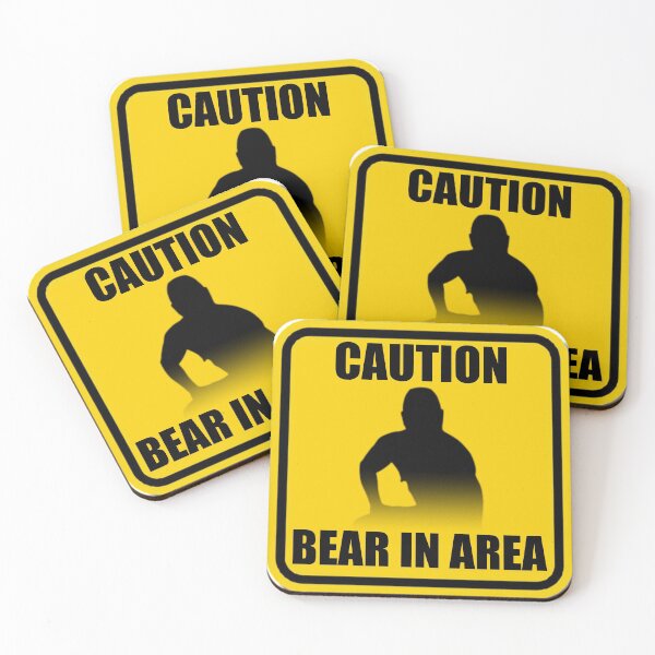 Item preview, "CAUTION BEAR IN AREA" Steve Hurley design designed and sold by TheCatalinaShop.