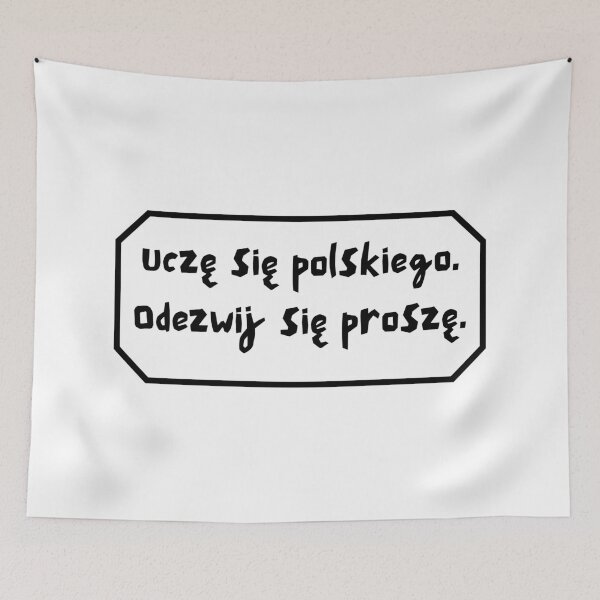 Item preview, I am studying Polish, please speak to me. designed and sold by Aooms123.
