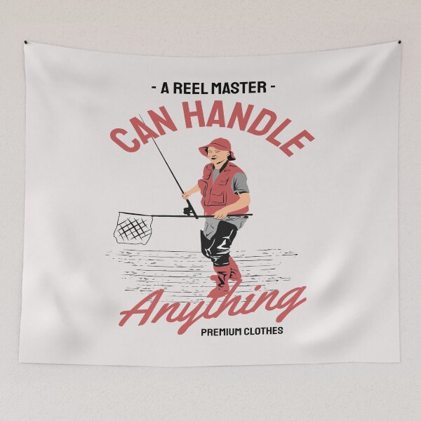 Item preview,  Funny Fishing Quotes : A Reel Master Can Handle Anything designed and sold by remonss.