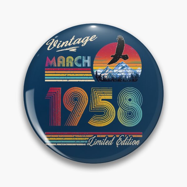 Item preview, March 1958 Birthday designed and sold by GreenSplash.
