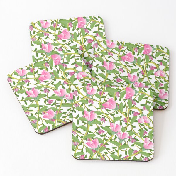 Item preview, Elegant pink and green floral design designed and sold by magicbyrc.