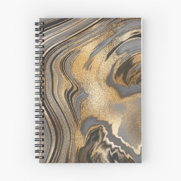 Item preview, Grey and Gold Abstract designed and sold by epheme.