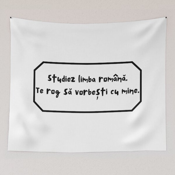 Item preview, I am studying Romanian, please speak to me. designed and sold by Aooms123.