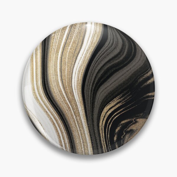 Item preview, Black and Gold Agate pattern designed and sold by epheme.