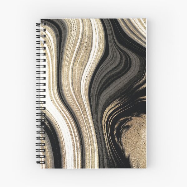 Item preview, Black and Gold Agate pattern designed and sold by epheme.