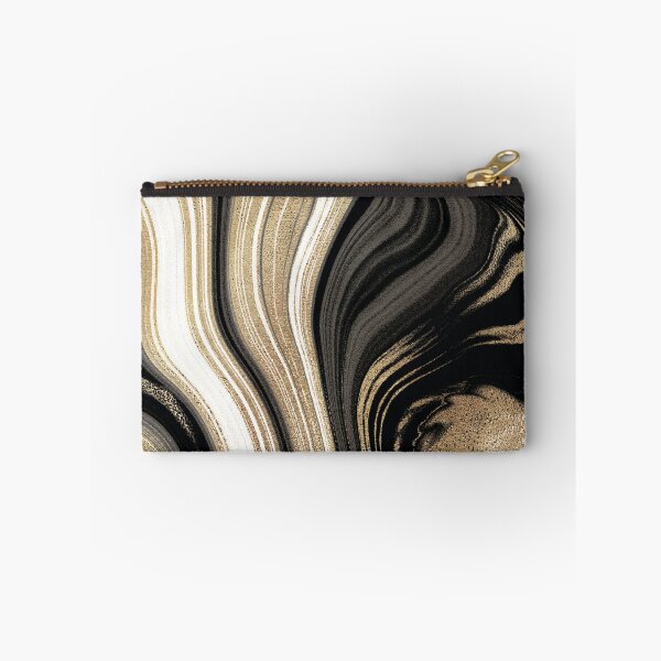 Item preview, Black and Gold Agate pattern designed and sold by epheme.