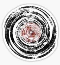 Old Vinyl Records Urban Grunge Sticker