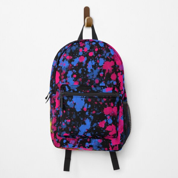 Item preview, Hot Pink Splatter with blue and yellow designed and sold by magicbyrc.