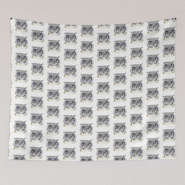 Item preview, Hipster Owl designed and sold by sarahvogelart.