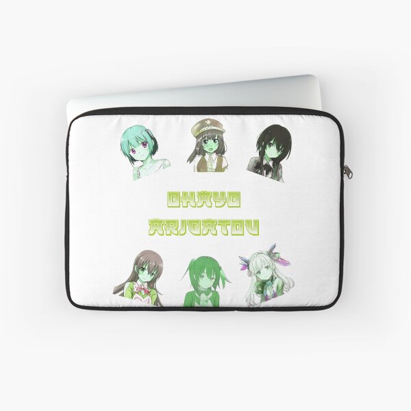 Item preview, six cute zombie anime girls ohayo arigatou designed and sold by Omniodise.