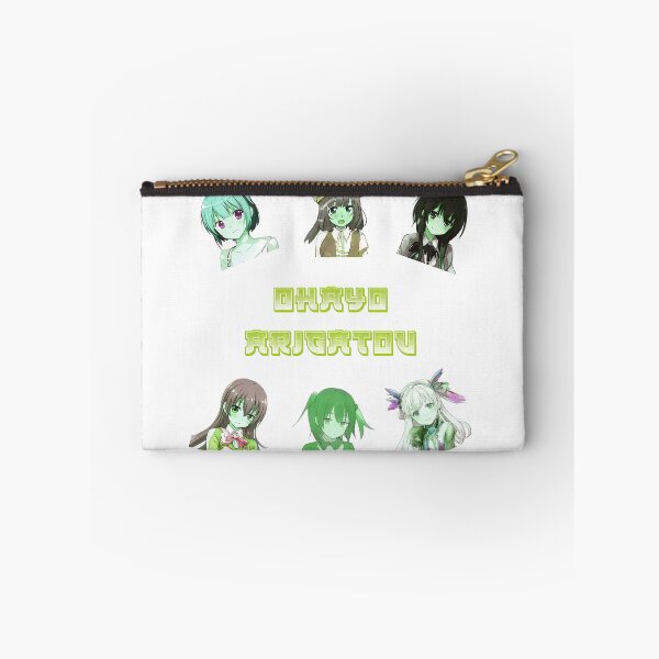Item preview, six cute zombie anime girls ohayo arigatou designed and sold by Omniodise.
