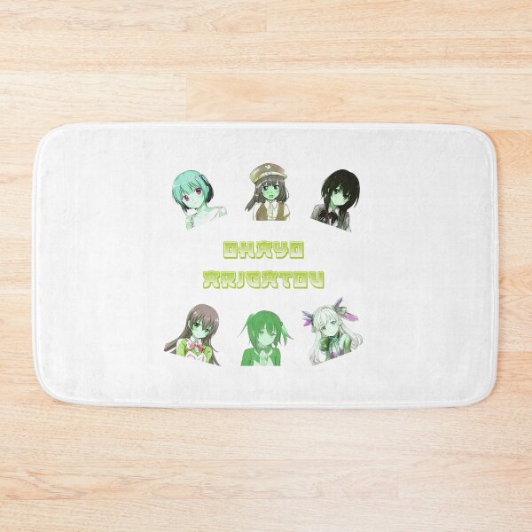 Item preview, six cute zombie anime girls ohayo arigatou designed and sold by Omniodise.