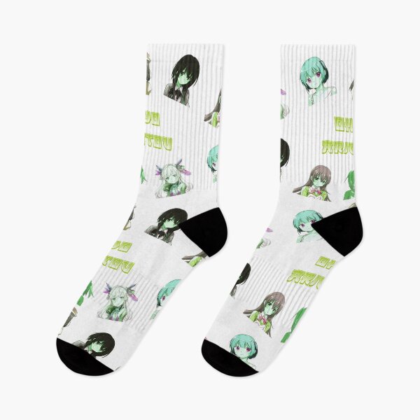 Item preview, six cute zombie anime girls ohayo arigatou designed and sold by Omniodise.