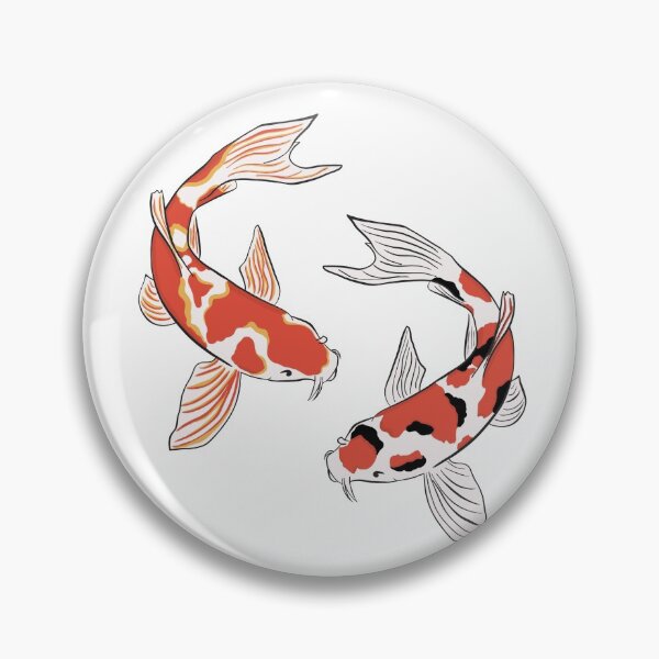 Item preview, Koi Fish Red & Gold and Red & Black designed and sold by muffinstandd.