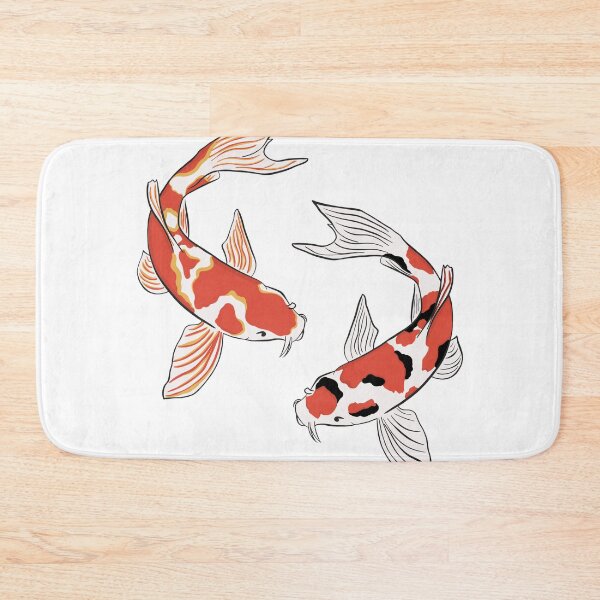 Item preview, Koi Fish Red & Gold and Red & Black designed and sold by muffinstandd.
