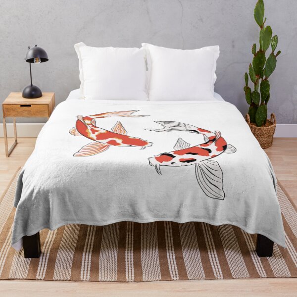 Item preview, Koi Fish Red & Gold and Red & Black designed and sold by muffinstandd.