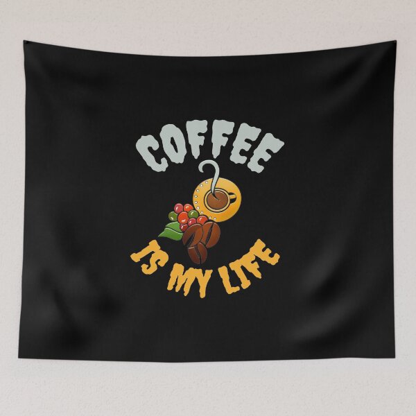Item preview, Coffee is my life - Gift For Coffee Lovers designed and sold by Tawfiktyson.