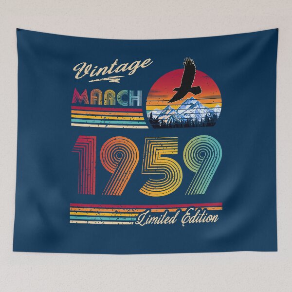 Item preview, March 1959 Birthday designed and sold by GreenSplash.