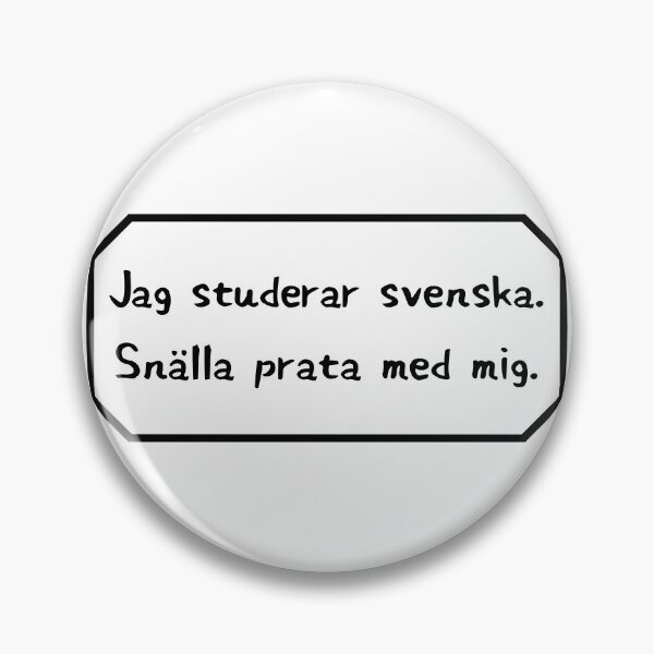 Item preview, I am studying Swedish, please speak to me. designed and sold by Aooms123.