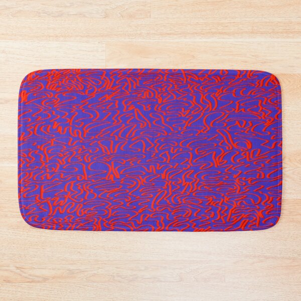 Item preview, ribbon, red on blue designed and sold by dnparker.