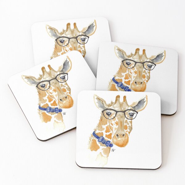 Item preview, Hipster Giraffe designed and sold by sarahvogelart.