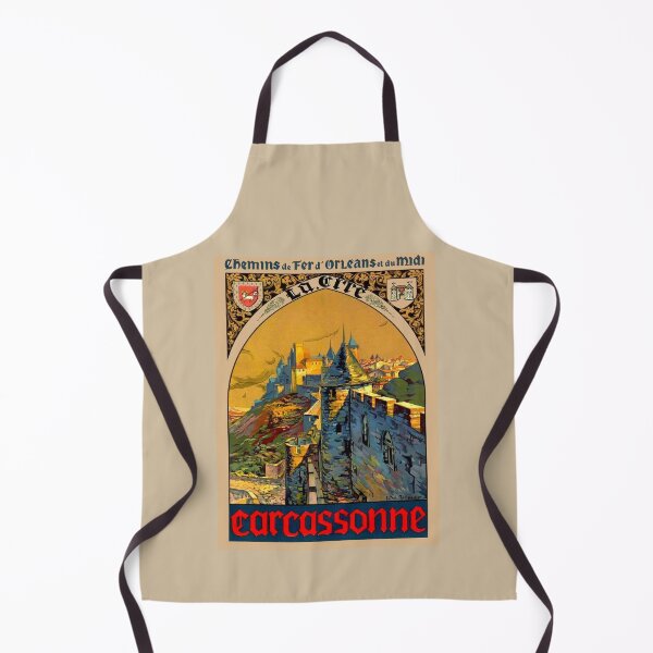 Item preview, CARCASSONNE FRANCE : Vintage Travel and Tourism Print  designed and sold by posterbobs.