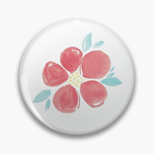 Item preview, Red Cool Tone Watercolor Flower designed and sold by Your Typical Giggle.