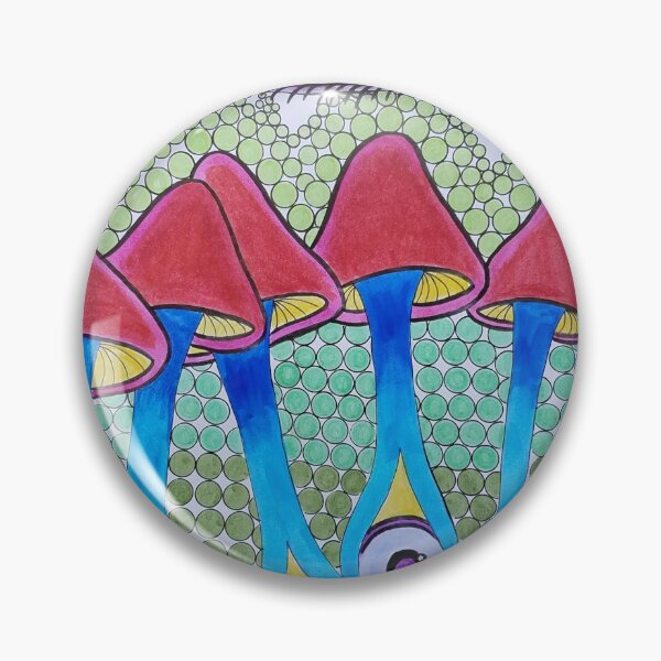 Item preview, Trippy Psychedelic Mushroom Eye designed and sold by ArtbyMeganBrock.