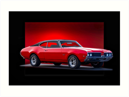 1969 Oldsmobile 442 Art Prints By Davekoontz Redbubble